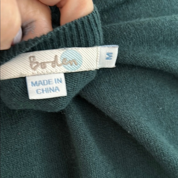 Trending Cardigans Boden Green Ruffle Sz M - Picture 5 of 6